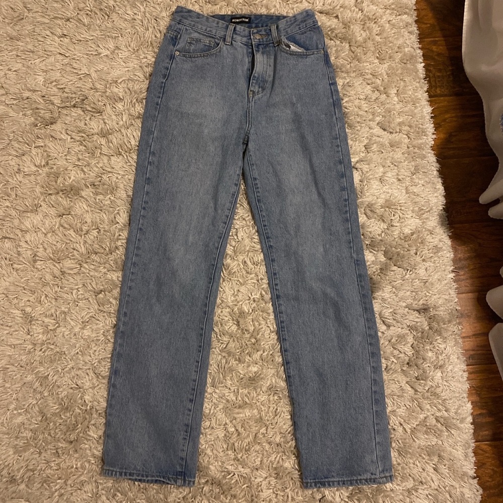 perfect straight leg mom jeans